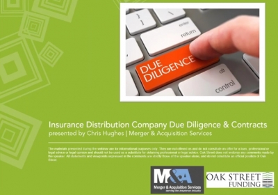 Webinar: Mergers & Acquisitions - Due Diligence and Contracts